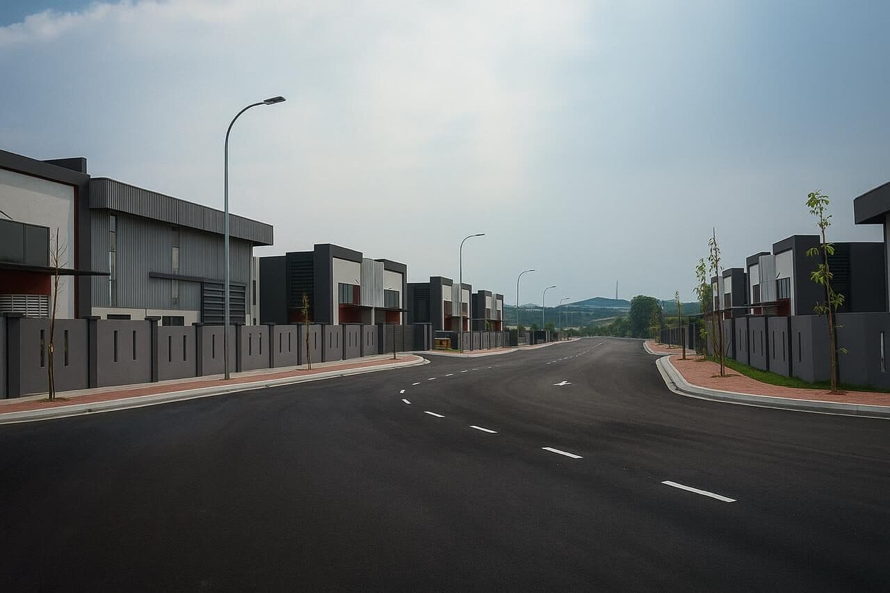 K23 Factory di Semenyih: 22 kilang berkembar dan satu kilang sesebuah, GDV RM64.21 juta, siap Mac 2016. KEB juga bina kilang, bukan rumah sahaja.
