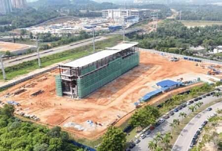Bangunan pencawang PMU Menara Warisan, Kuala Lumpur. Projek ni ada dalam gambar prospektus tapi tak dalam jadual projek, dan prospektus tak sebut sebabnya.