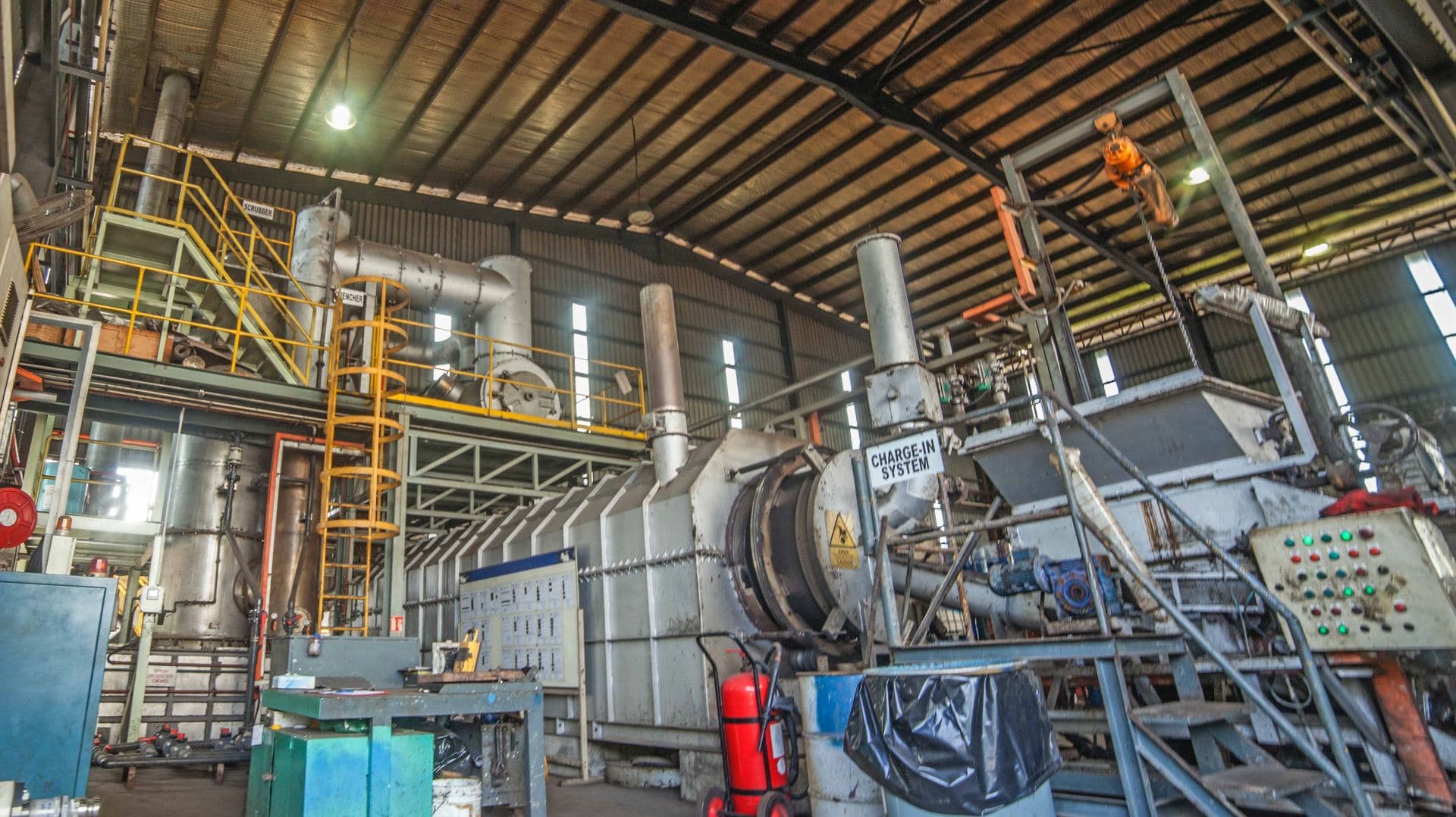Loji rawatan sisa berjadual 5E Resources (kiln/scrubber)