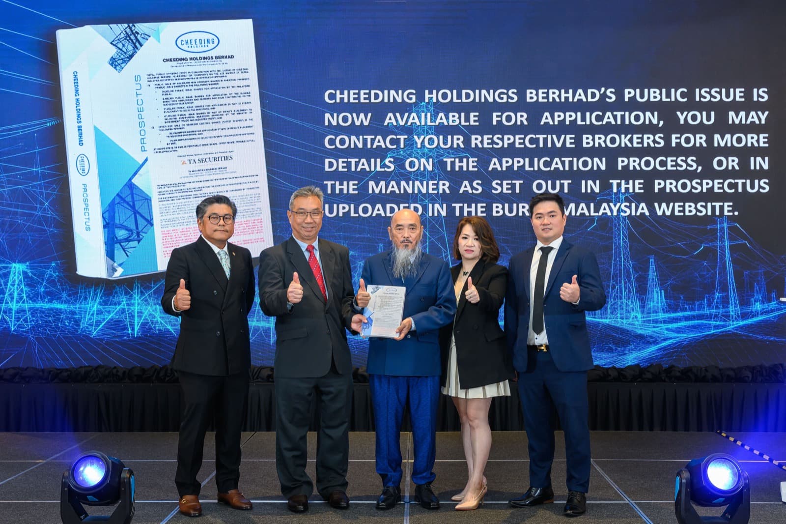 Pelancaran IPO Cheeding Holdings Berhad