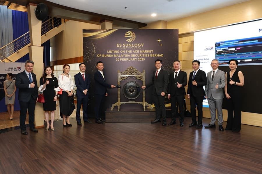 Majlis penyenaraian ES Sunlogy di ACE Market (Feb 2025)