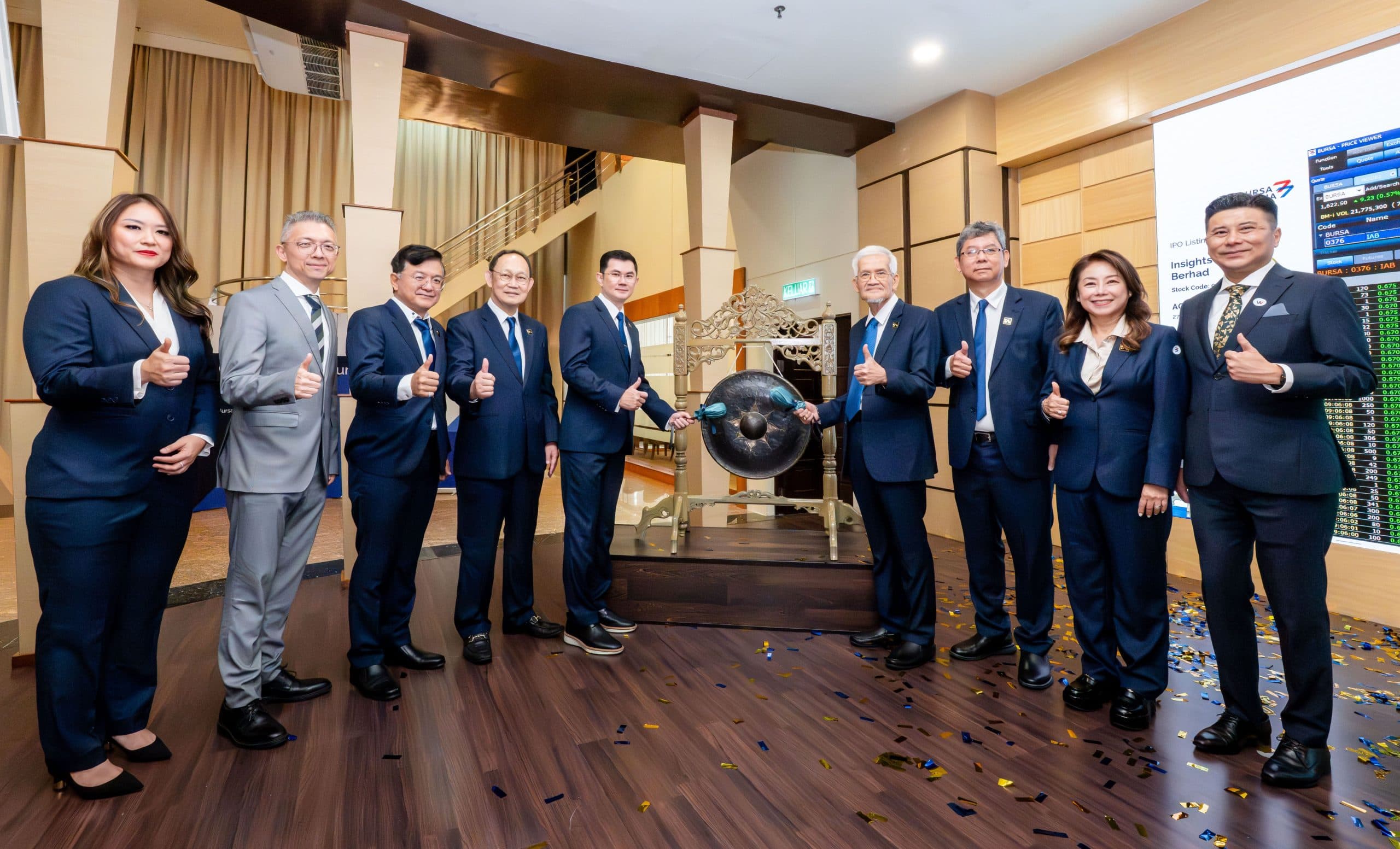Majlis penyenaraian Insights Analytics (IAB) di ACE Market