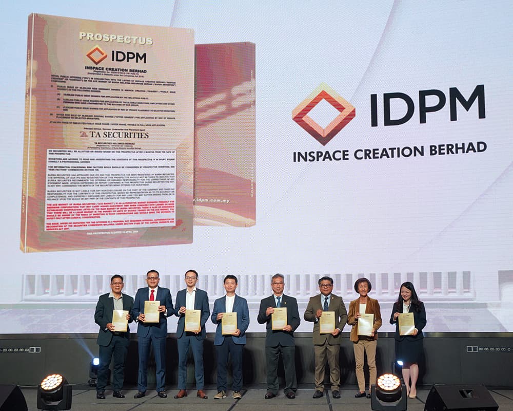 Pelancaran prospektus IPO Inspace Creation Berhad