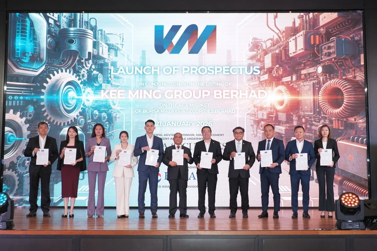 Majlis pelancaran prospektus Kee Ming di ACE Market