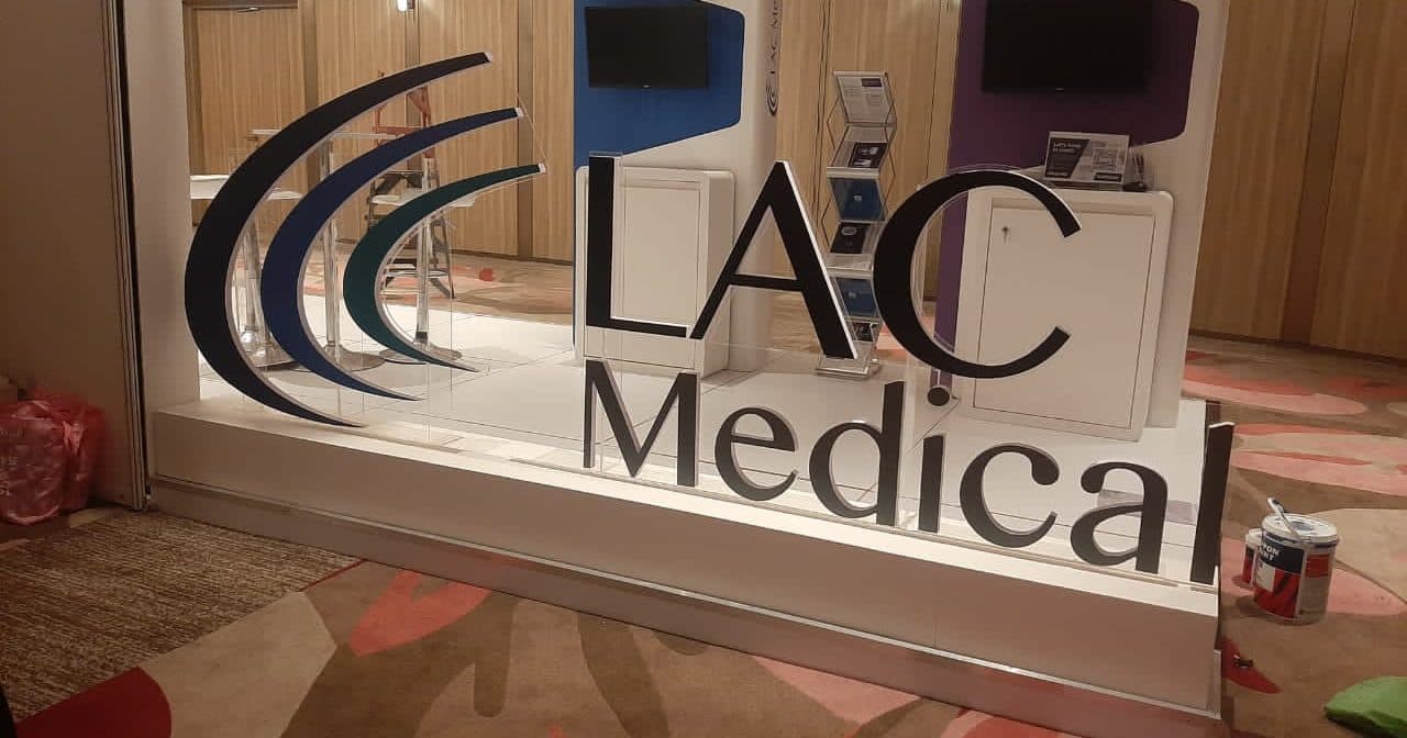Booth pameran LAC Medical