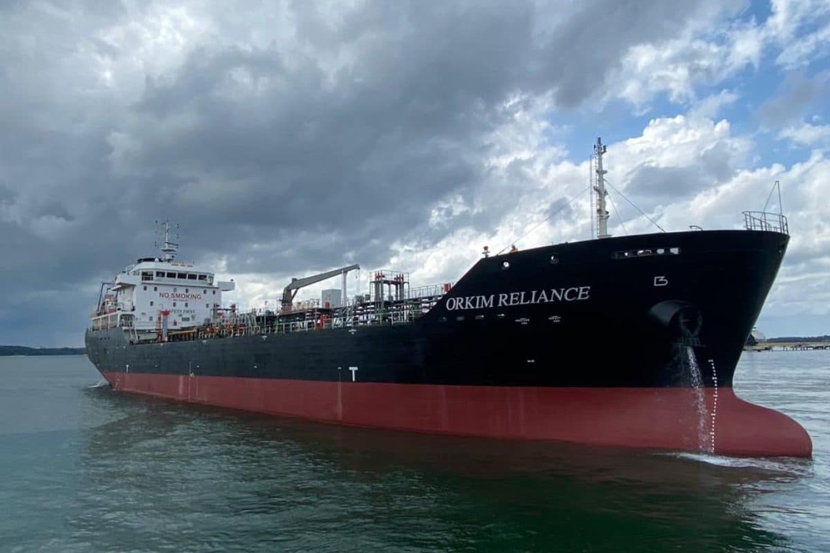 Tanker Orkim Reliance di laut