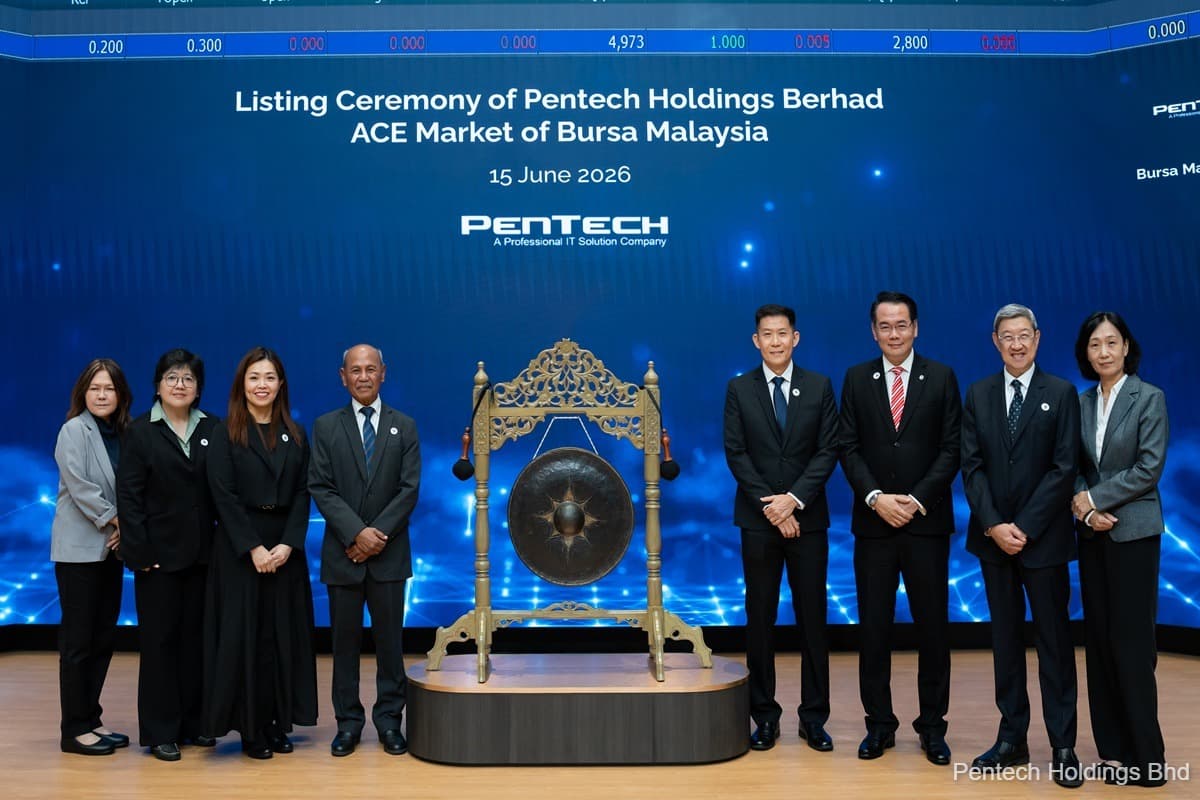 Majlis penyenaraian Pentech Holdings di ACE Market (Jun 2026)