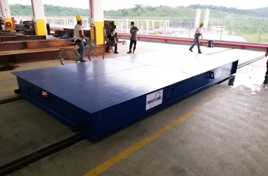 Kereta pemindah rel Powertechnic (sistem mengangkat)