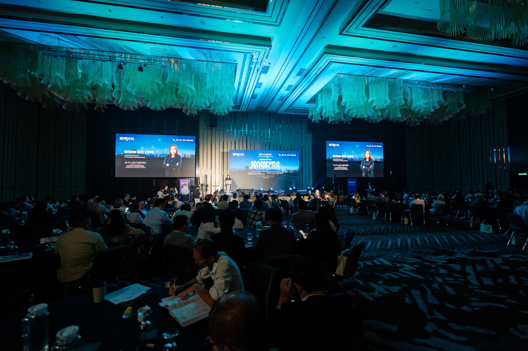Pelancaran prospektus IPO SRKK AI (Jun 2026) — 'Be AI. Be Ahead.'