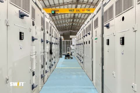 Kemudahan fabrikasi Swift Energy — panel suis kuasa